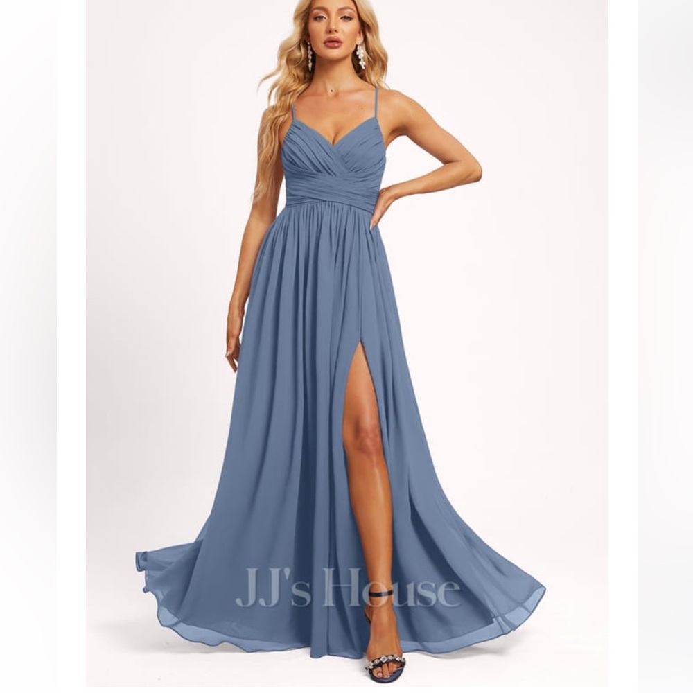 NEW WITH TAGS! Elegant Blue Strappy Dress!